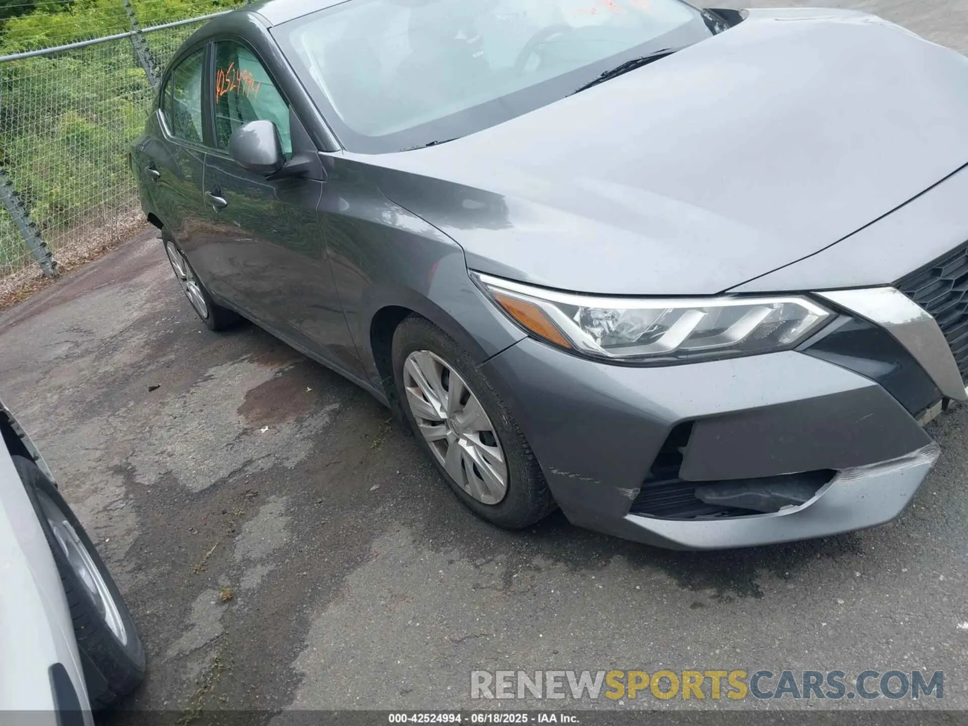 1 Photograph of a damaged car 3N1AB8BV7MY232843 NISSAN SENTRA 2021