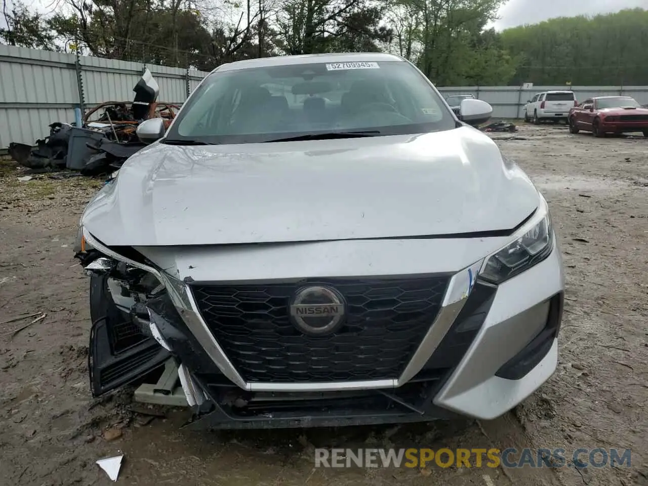 5 Photograph of a damaged car 3N1AB8BV7MY252560 NISSAN SENTRA 2021