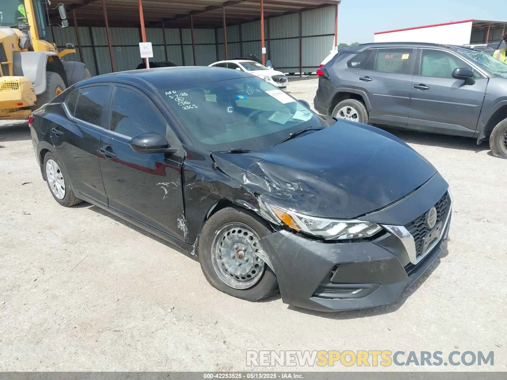 1 Photograph of a damaged car 3N1AB8BV7MY292363 NISSAN SENTRA 2021