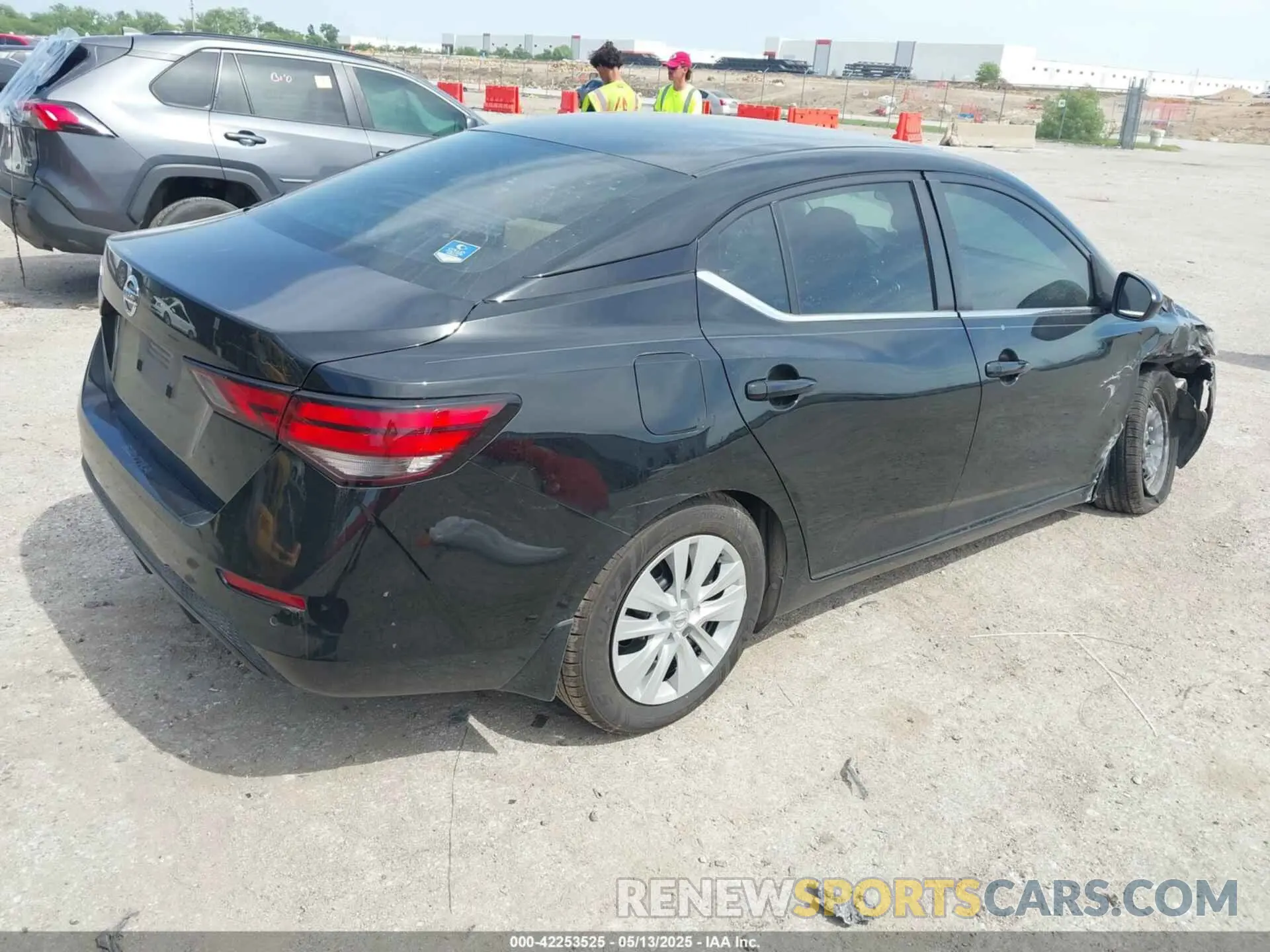4 Photograph of a damaged car 3N1AB8BV7MY292363 NISSAN SENTRA 2021