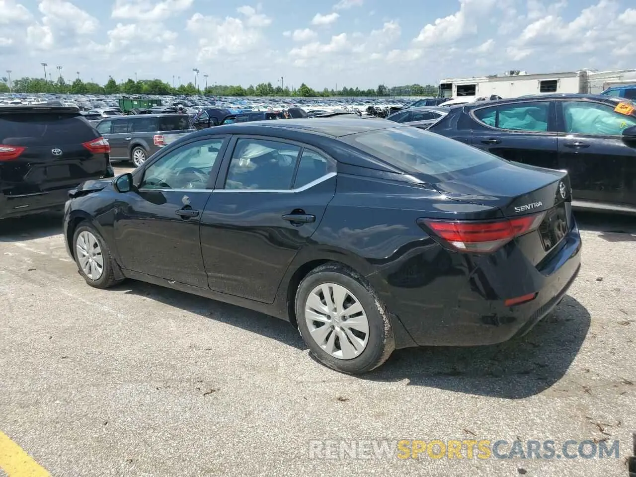 2 Photograph of a damaged car 3N1AB8BV8MY230664 NISSAN SENTRA 2021