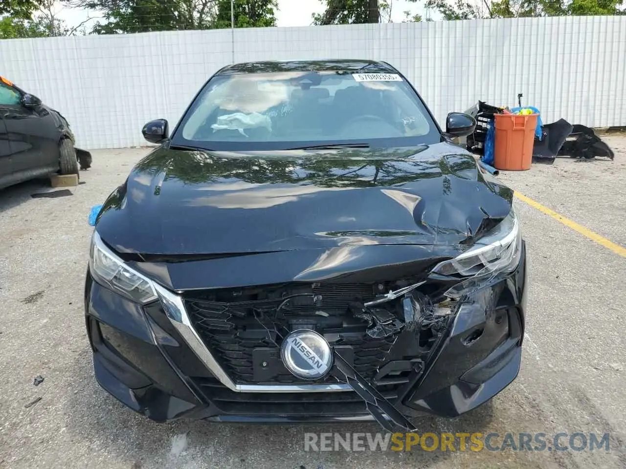 5 Photograph of a damaged car 3N1AB8BV8MY230664 NISSAN SENTRA 2021