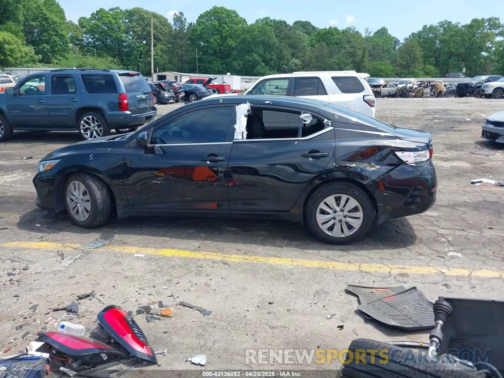 14 Photograph of a damaged car 3N1AB8BV8MY301880 NISSAN SENTRA 2021