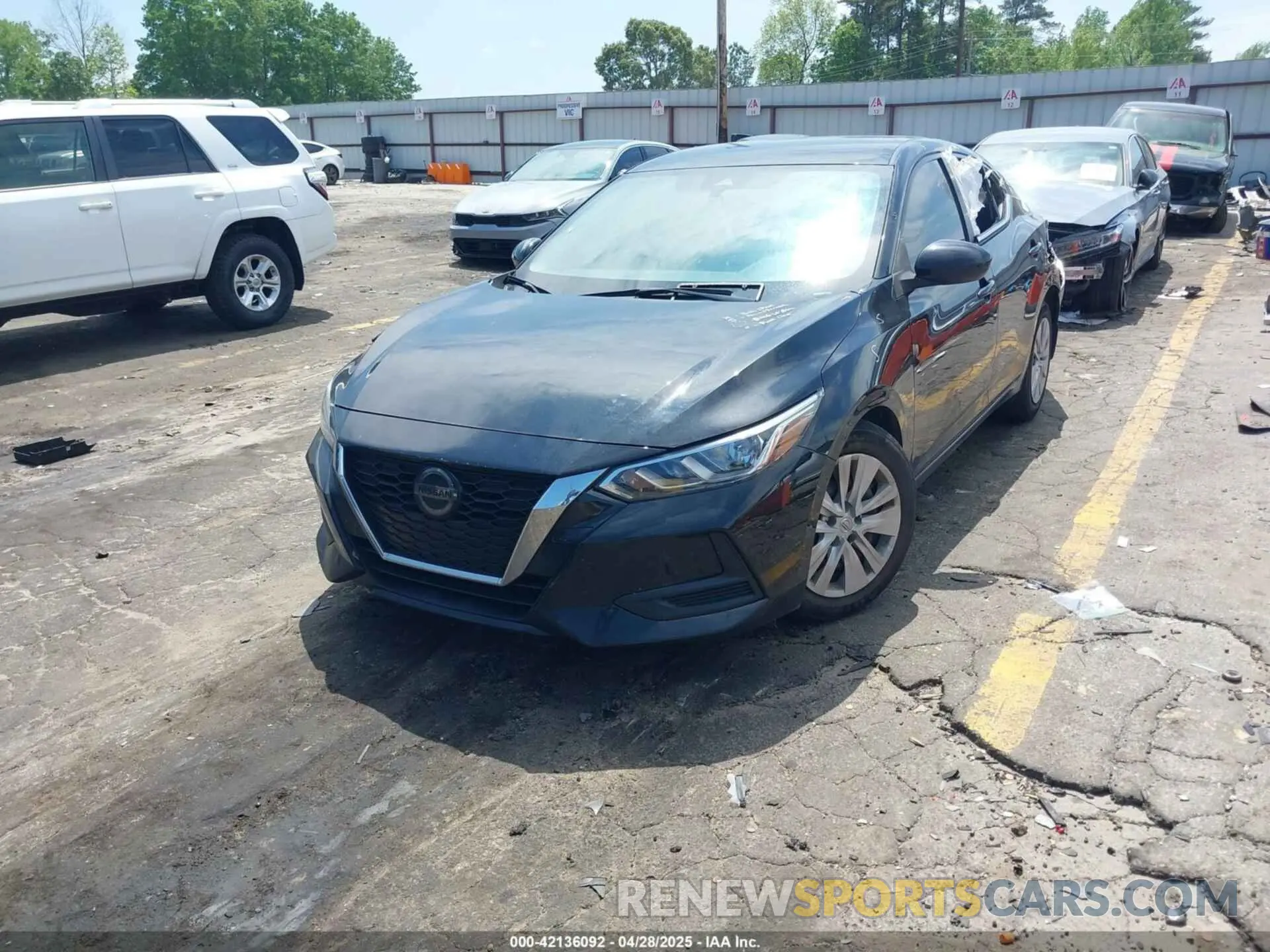 2 Photograph of a damaged car 3N1AB8BV8MY301880 NISSAN SENTRA 2021