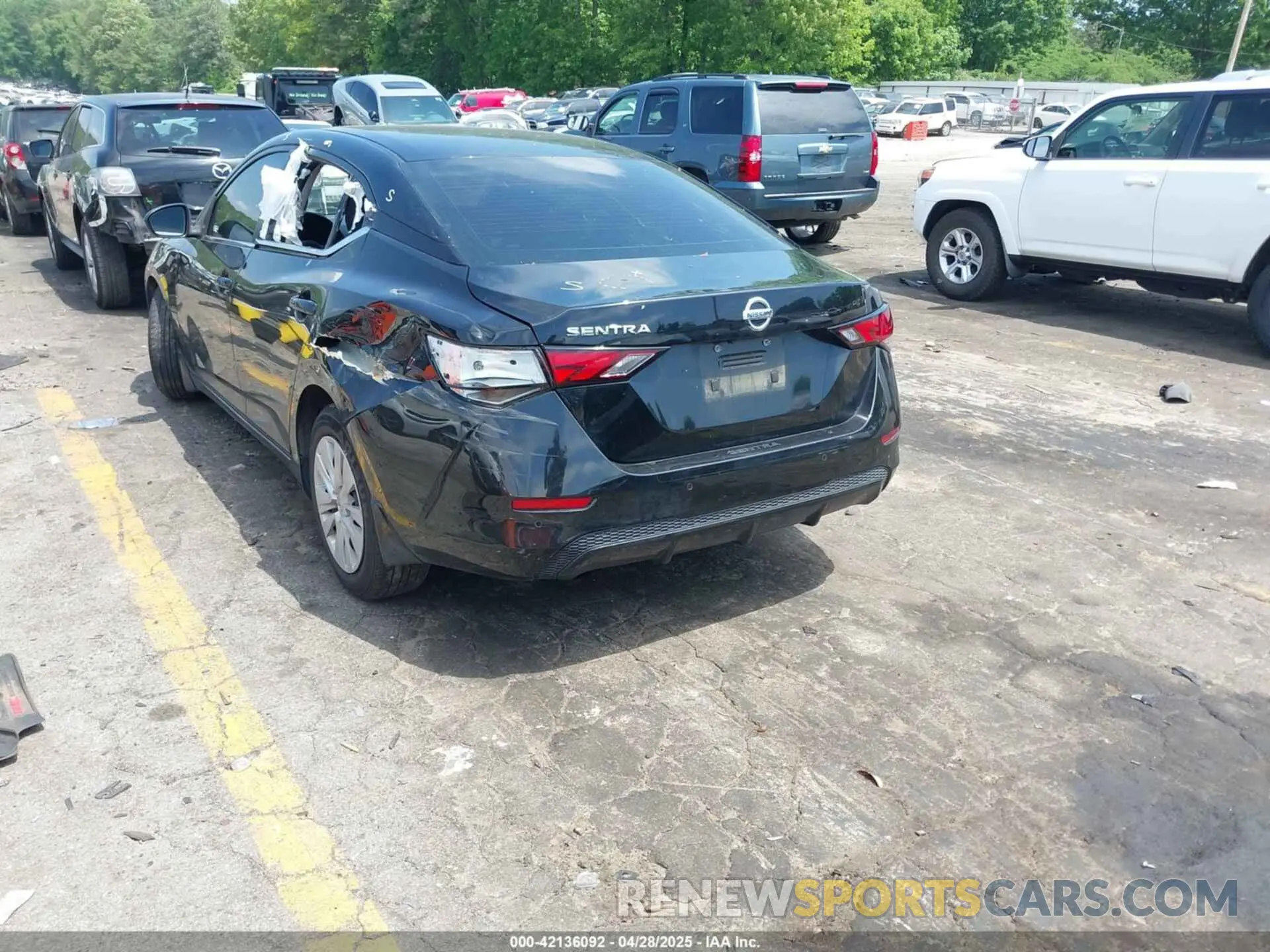 3 Photograph of a damaged car 3N1AB8BV8MY301880 NISSAN SENTRA 2021