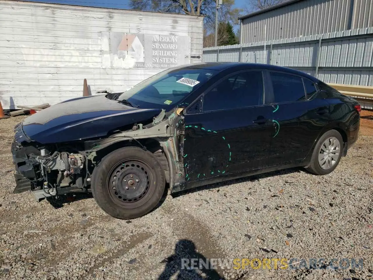 1 Photograph of a damaged car 3N1AB8BV8MY327363 NISSAN SENTRA 2021