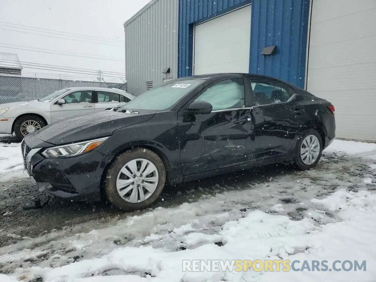 1 Photograph of a damaged car 3N1AB8BVXMY202784 NISSAN SENTRA 2021