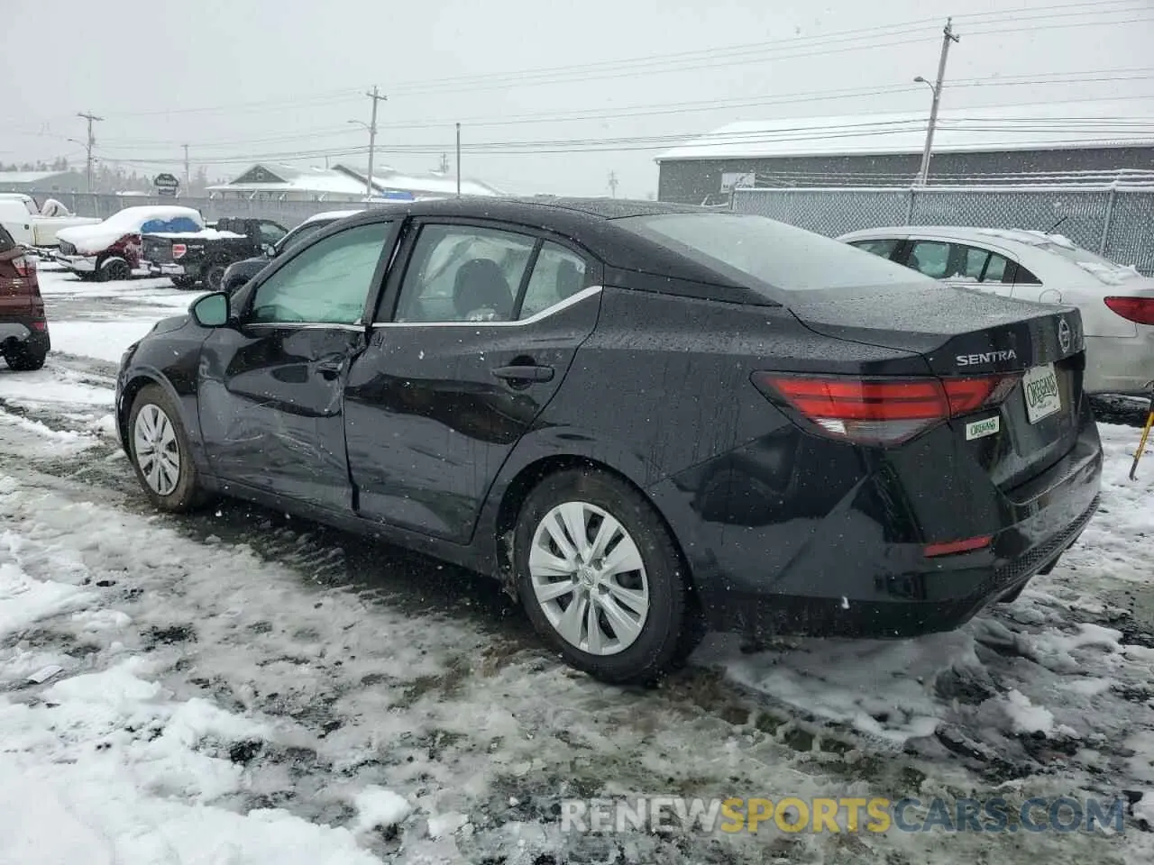 2 Photograph of a damaged car 3N1AB8BVXMY202784 NISSAN SENTRA 2021