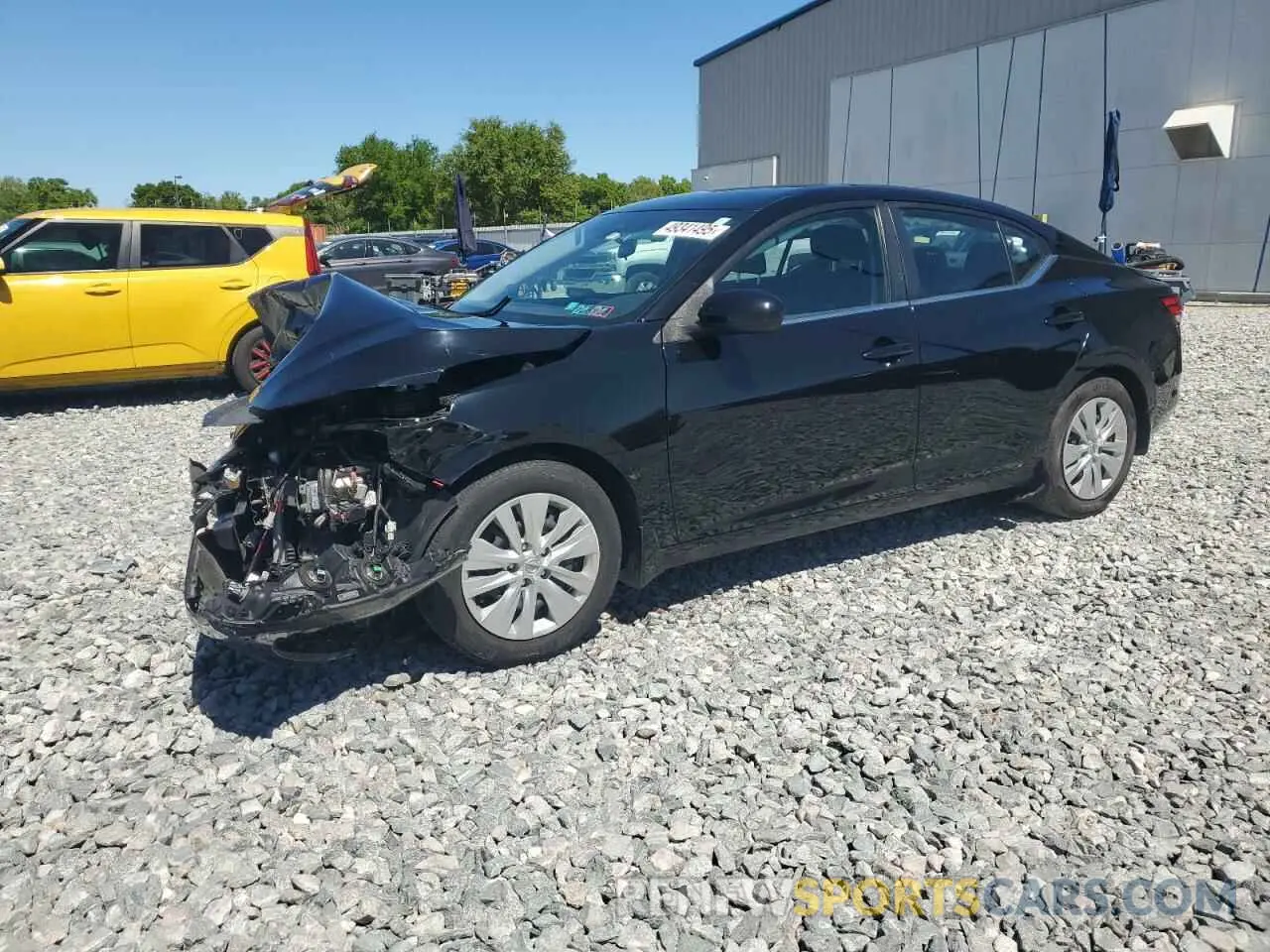 1 Photograph of a damaged car 3N1AB8BVXMY212912 NISSAN SENTRA 2021