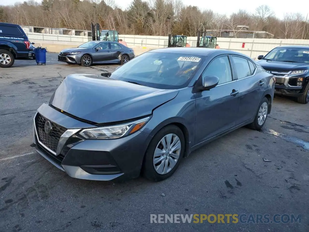 1 Photograph of a damaged car 3N1AB8BVXMY233081 NISSAN SENTRA 2021
