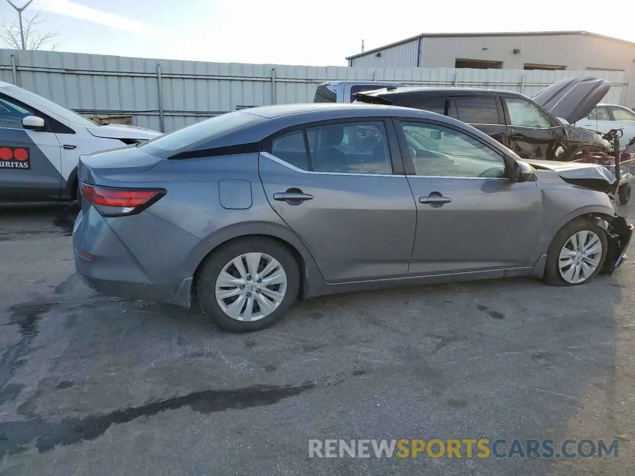 3 Photograph of a damaged car 3N1AB8BVXMY233081 NISSAN SENTRA 2021