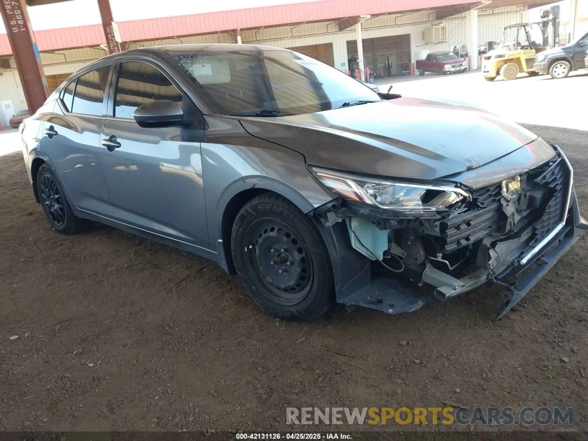 1 Photograph of a damaged car 3N1AB8BVXMY291112 NISSAN SENTRA 2021