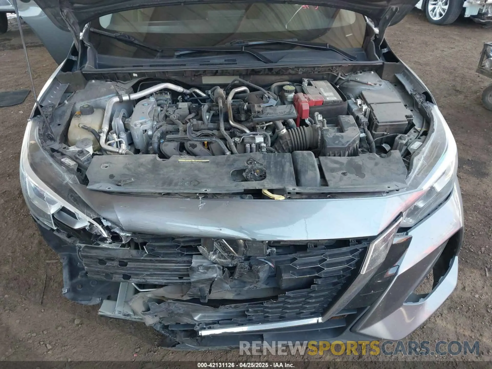 10 Photograph of a damaged car 3N1AB8BVXMY291112 NISSAN SENTRA 2021