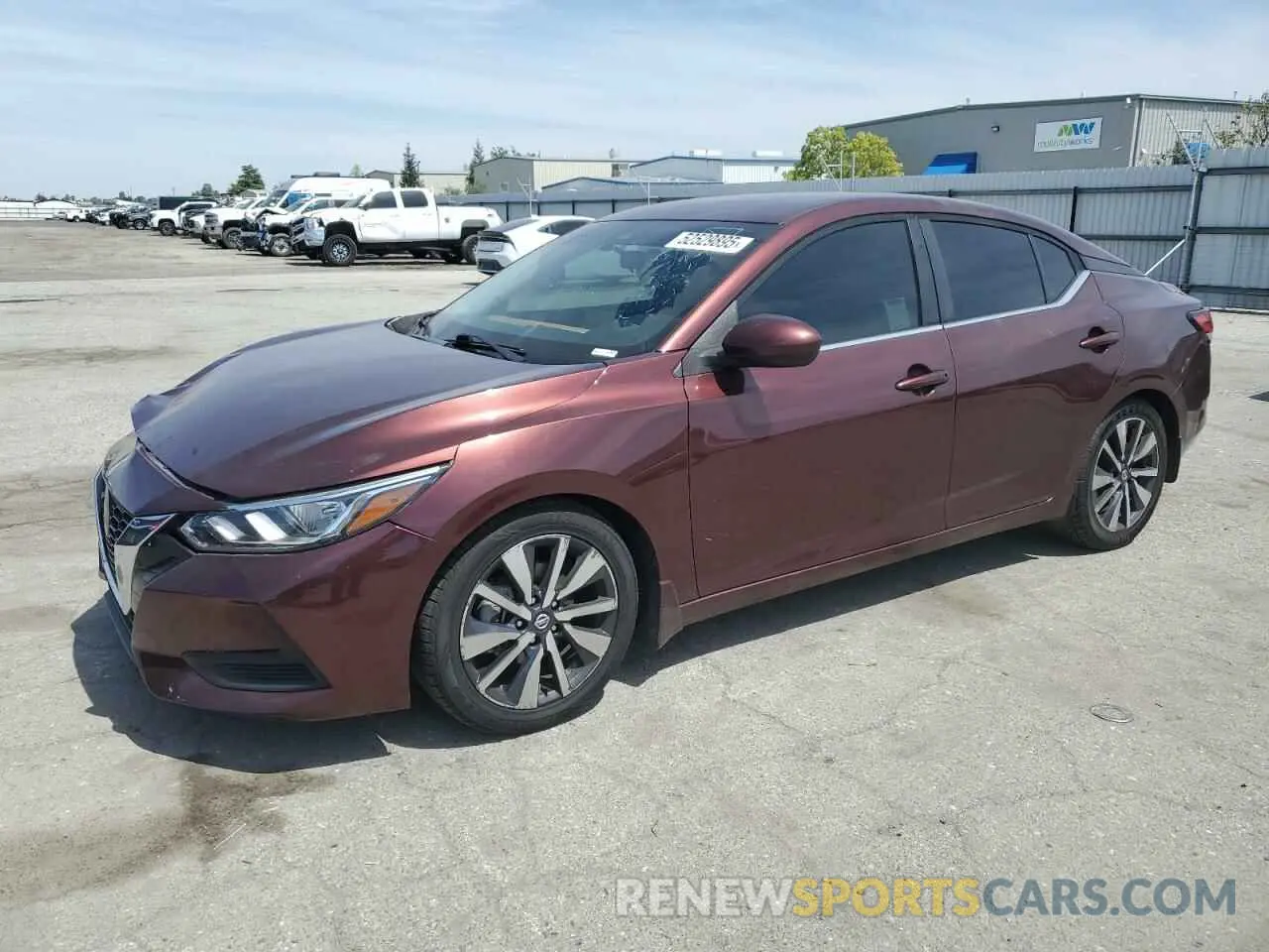 1 Photograph of a damaged car 3N1AB8CV0MY203716 NISSAN SENTRA 2021