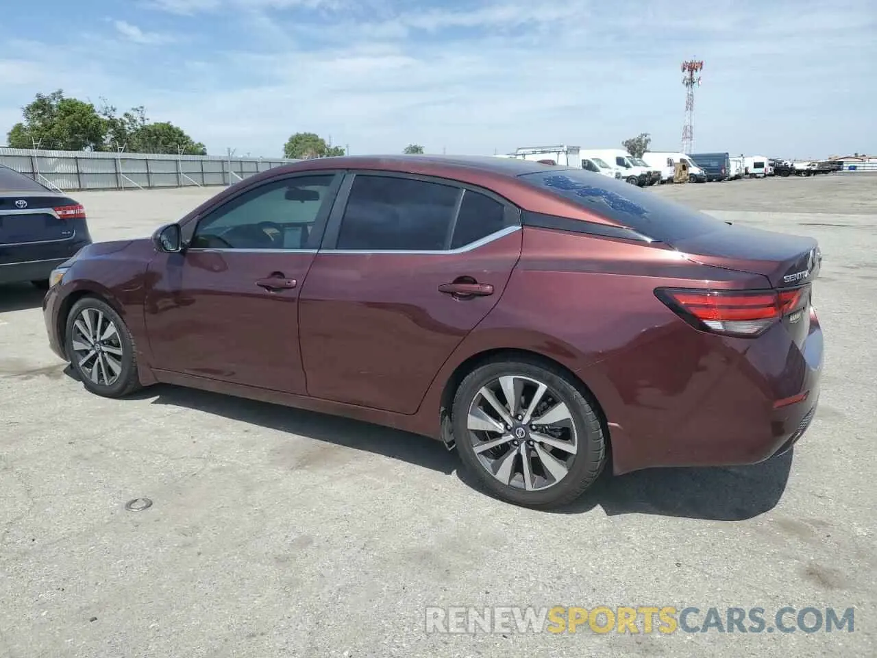 2 Photograph of a damaged car 3N1AB8CV0MY203716 NISSAN SENTRA 2021