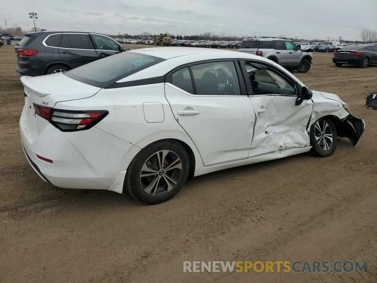 3 Photograph of a damaged car 3N1AB8CV0MY209483 NISSAN SENTRA 2021