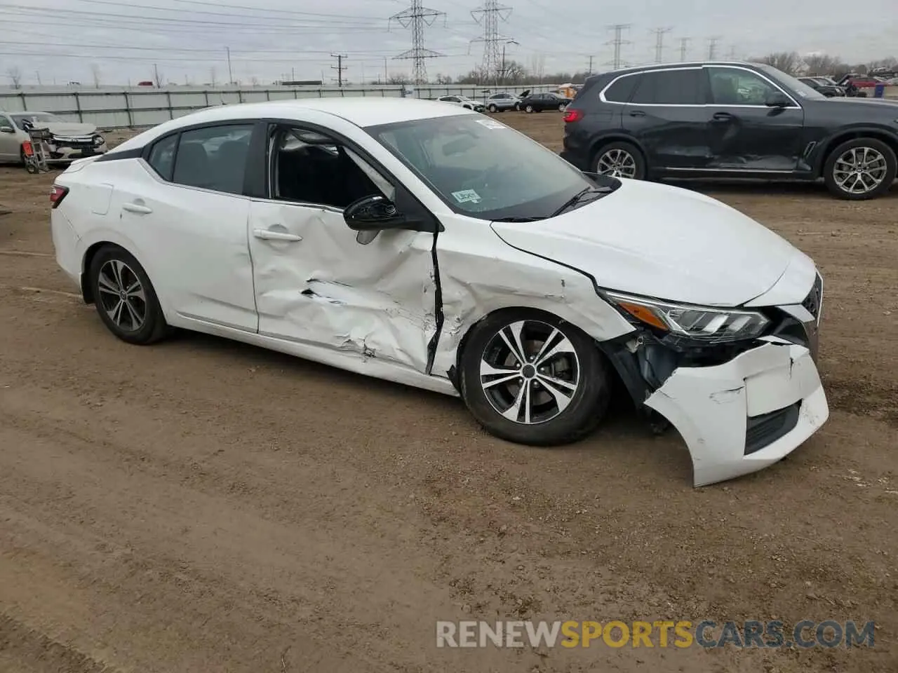 4 Photograph of a damaged car 3N1AB8CV0MY209483 NISSAN SENTRA 2021
