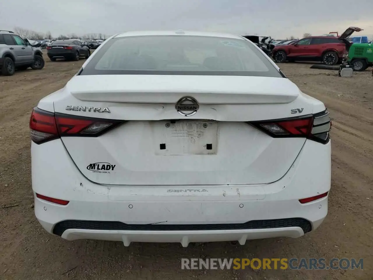 6 Photograph of a damaged car 3N1AB8CV0MY209483 NISSAN SENTRA 2021