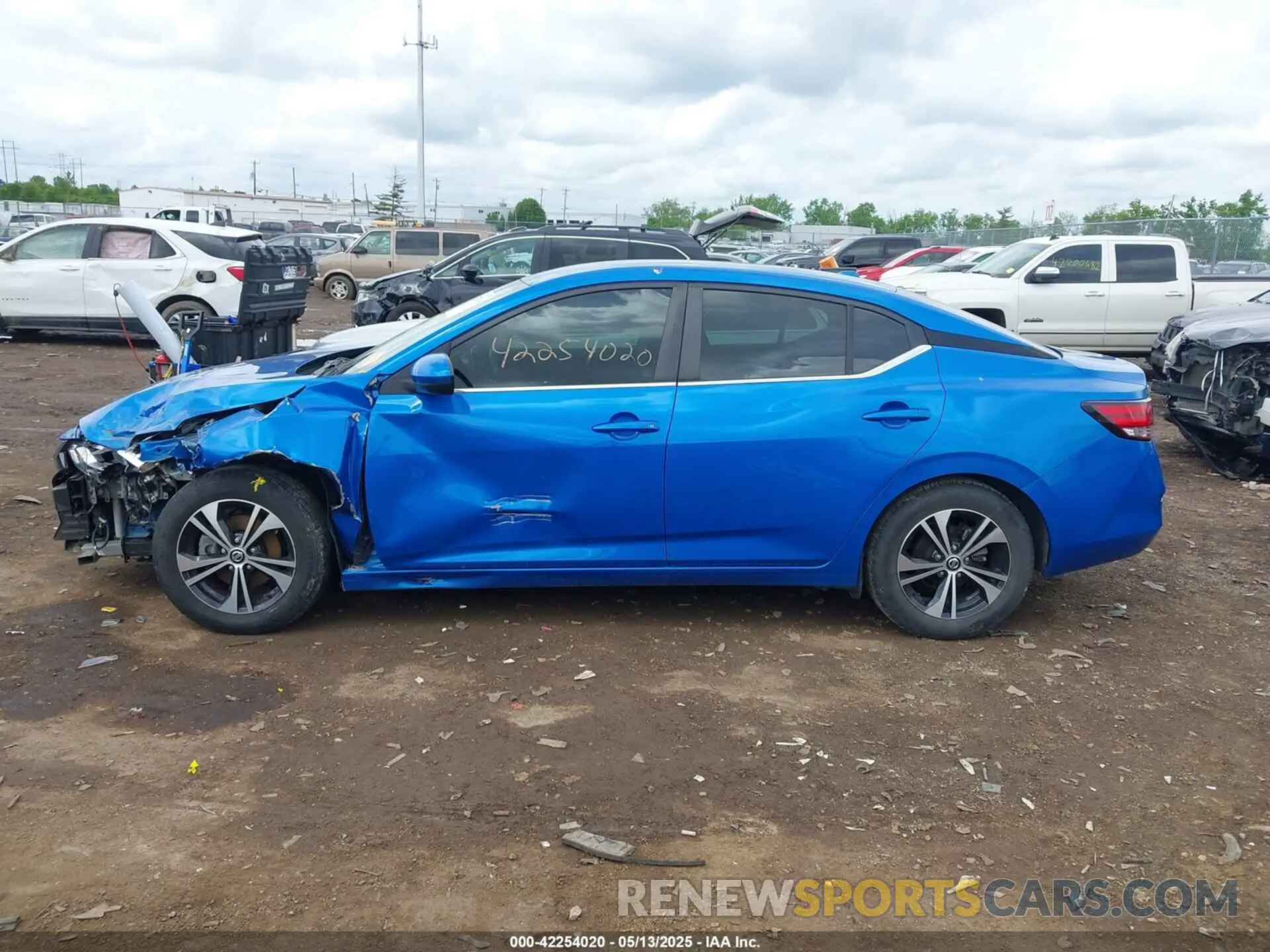 14 Photograph of a damaged car 3N1AB8CV0MY210293 NISSAN SENTRA 2021