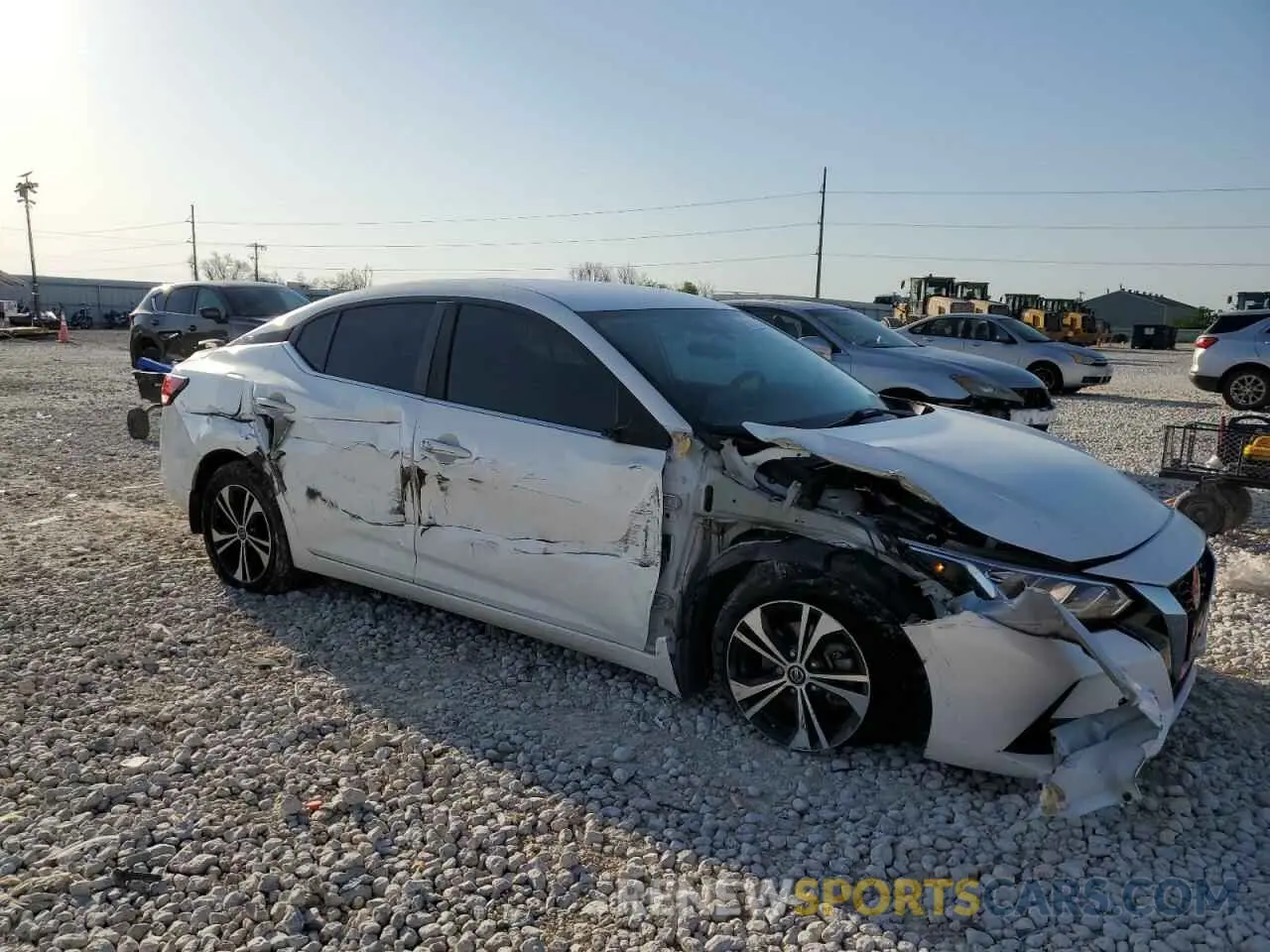 4 Фотография поврежденного автомобиля 3N1AB8CV0MY214425 NISSAN SENTRA 2021