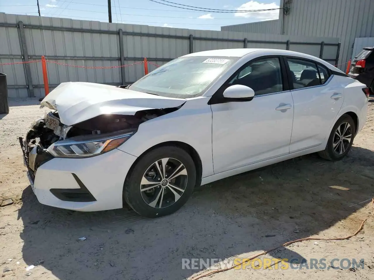 1 Photograph of a damaged car 3N1AB8CV0MY224159 NISSAN SENTRA 2021