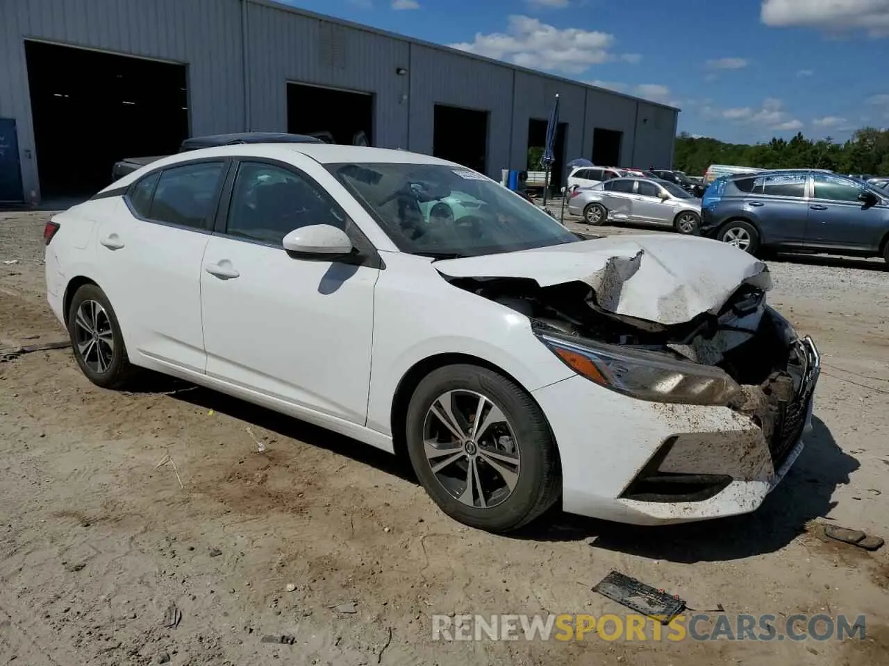 4 Photograph of a damaged car 3N1AB8CV0MY224159 NISSAN SENTRA 2021