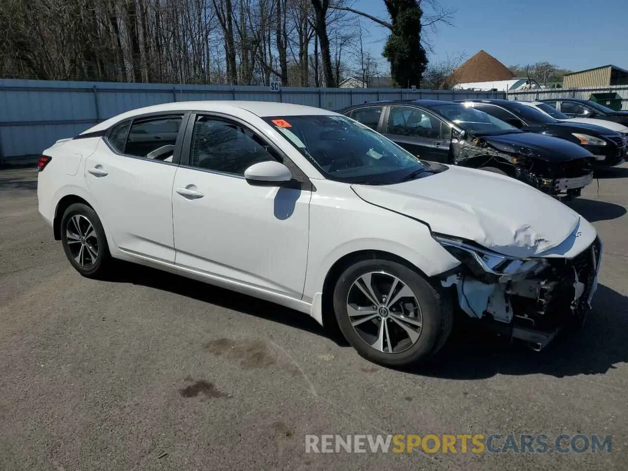 4 Фотография поврежденного автомобиля 3N1AB8CV0MY226154 NISSAN SENTRA 2021