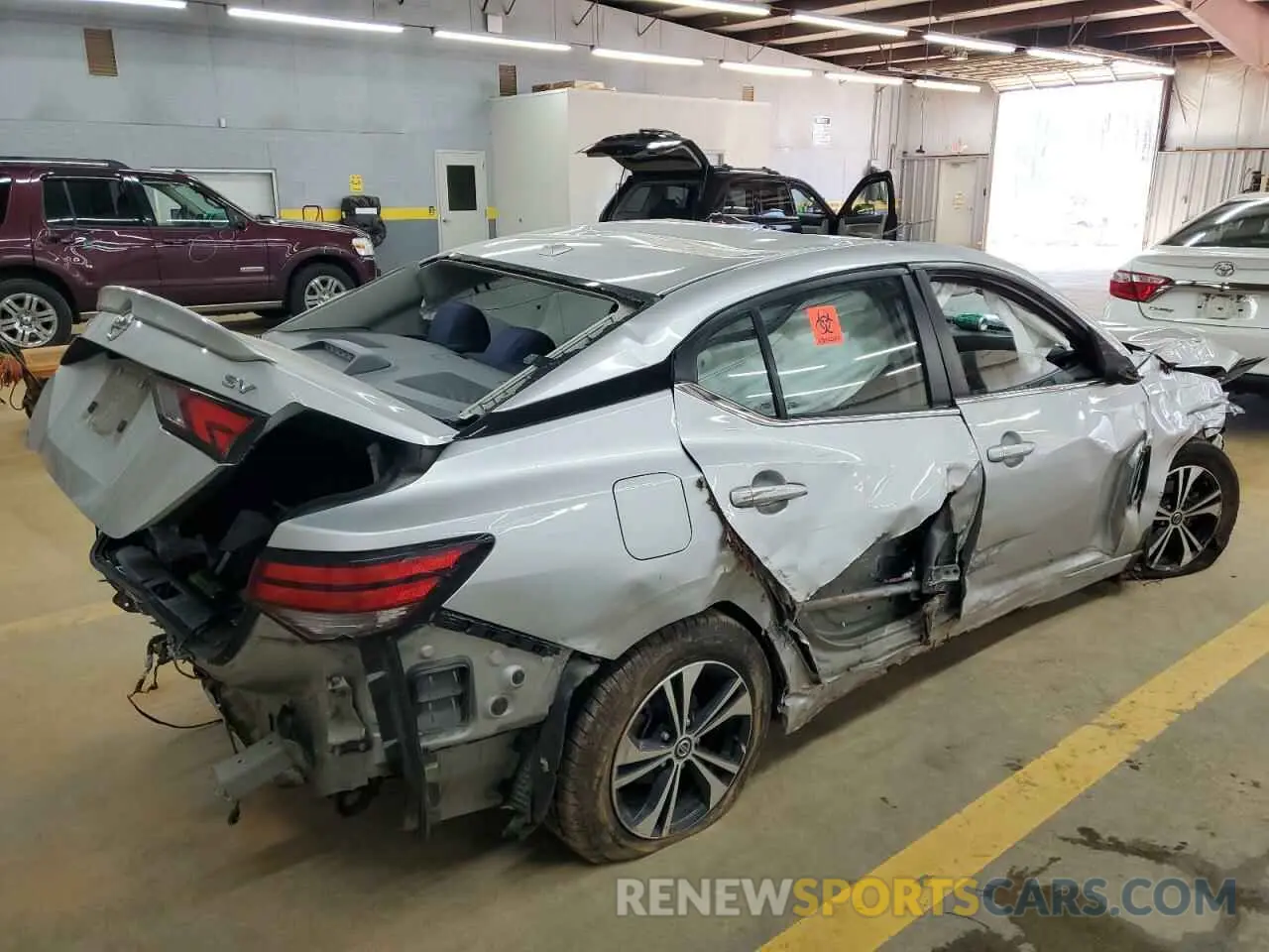 3 Фотография поврежденного автомобиля 3N1AB8CV0MY229989 NISSAN SENTRA 2021