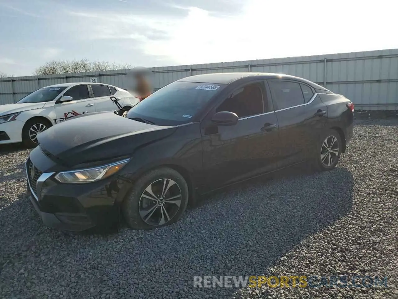 1 Photograph of a damaged car 3N1AB8CV0MY243620 NISSAN SENTRA 2021