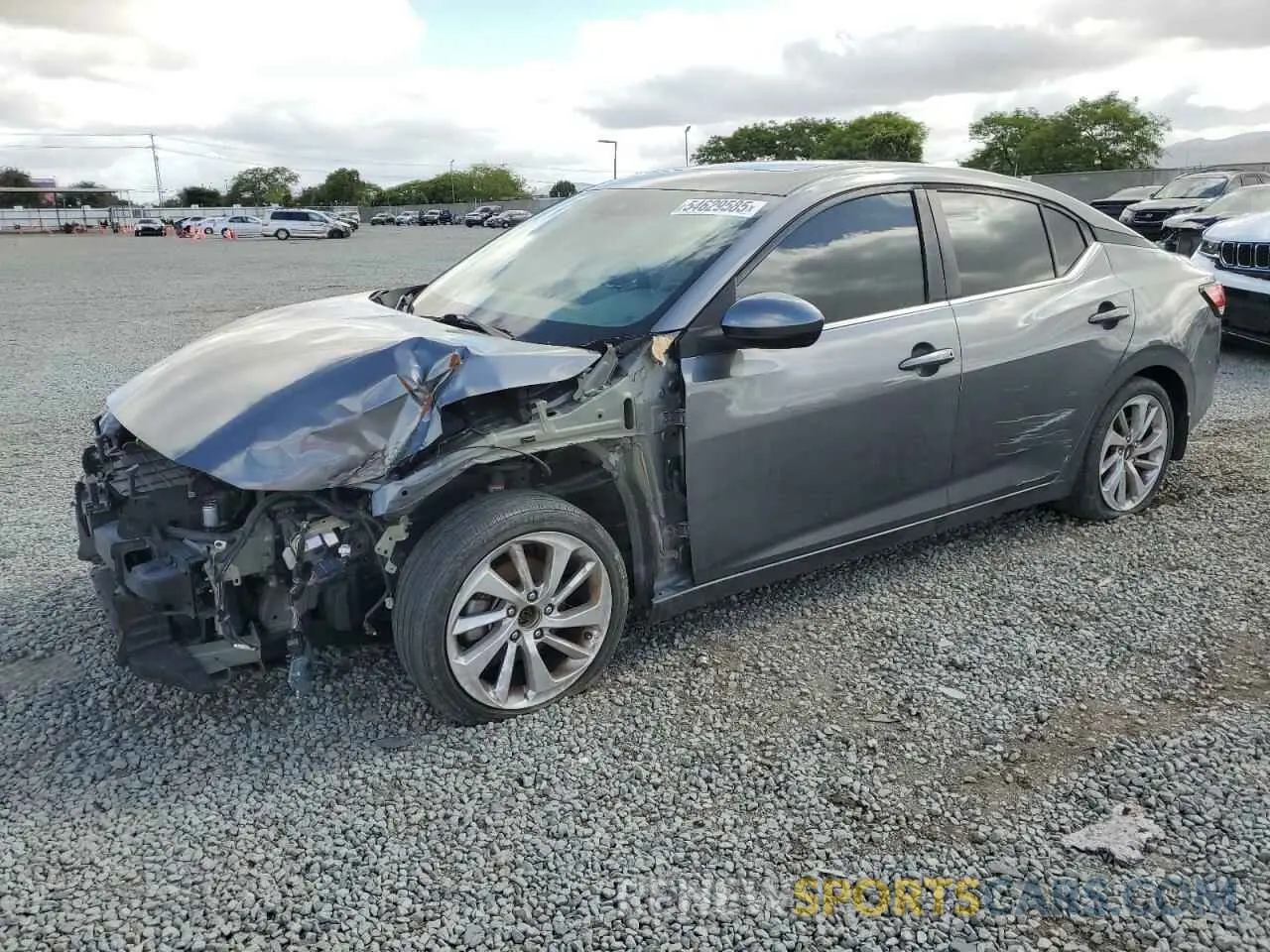 1 Фотография поврежденного автомобиля 3N1AB8CV0MY249773 NISSAN SENTRA 2021