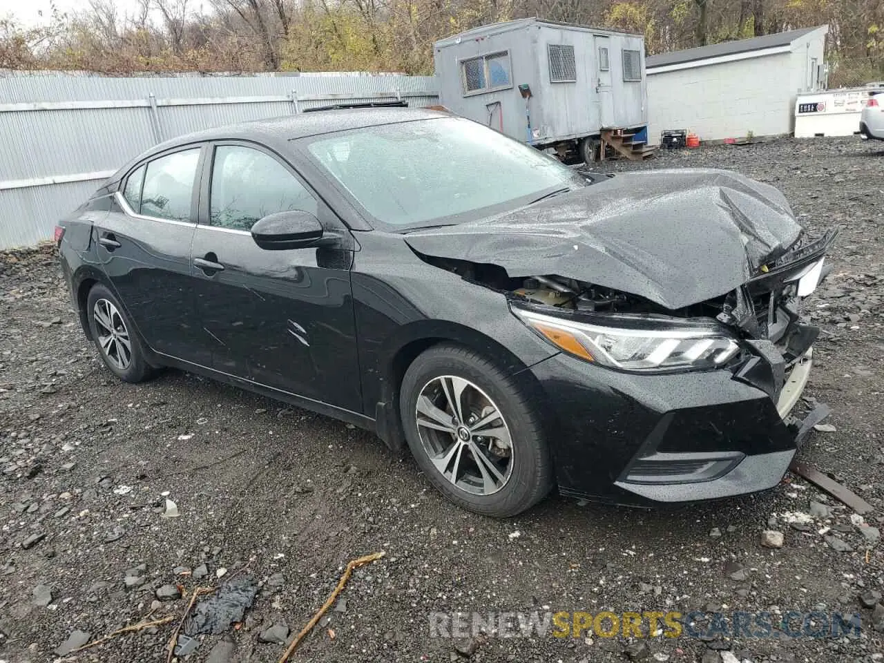 4 Photograph of a damaged car 3N1AB8CV0MY263740 NISSAN SENTRA 2021