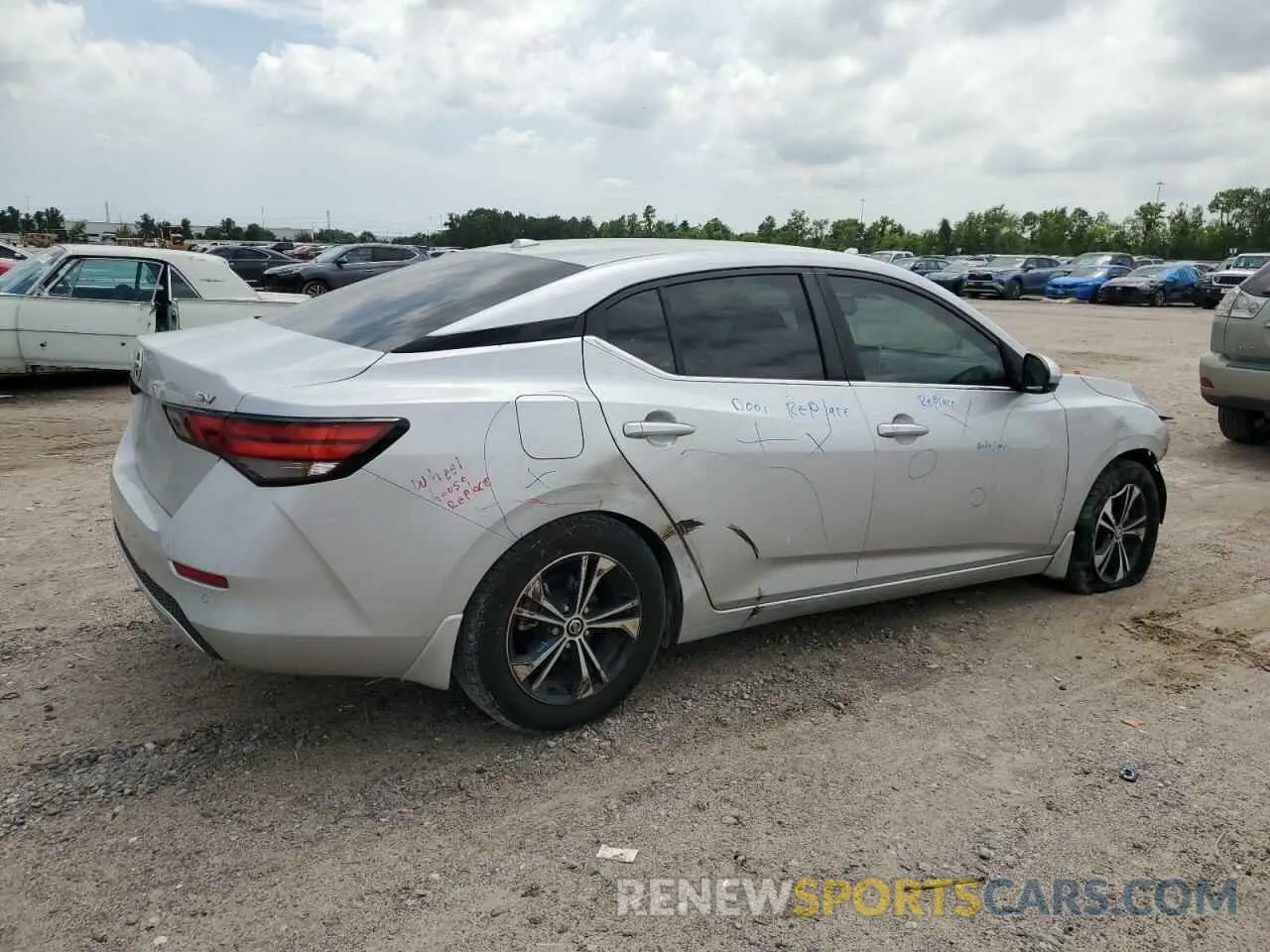 3 Photograph of a damaged car 3N1AB8CV0MY304741 NISSAN SENTRA 2021
