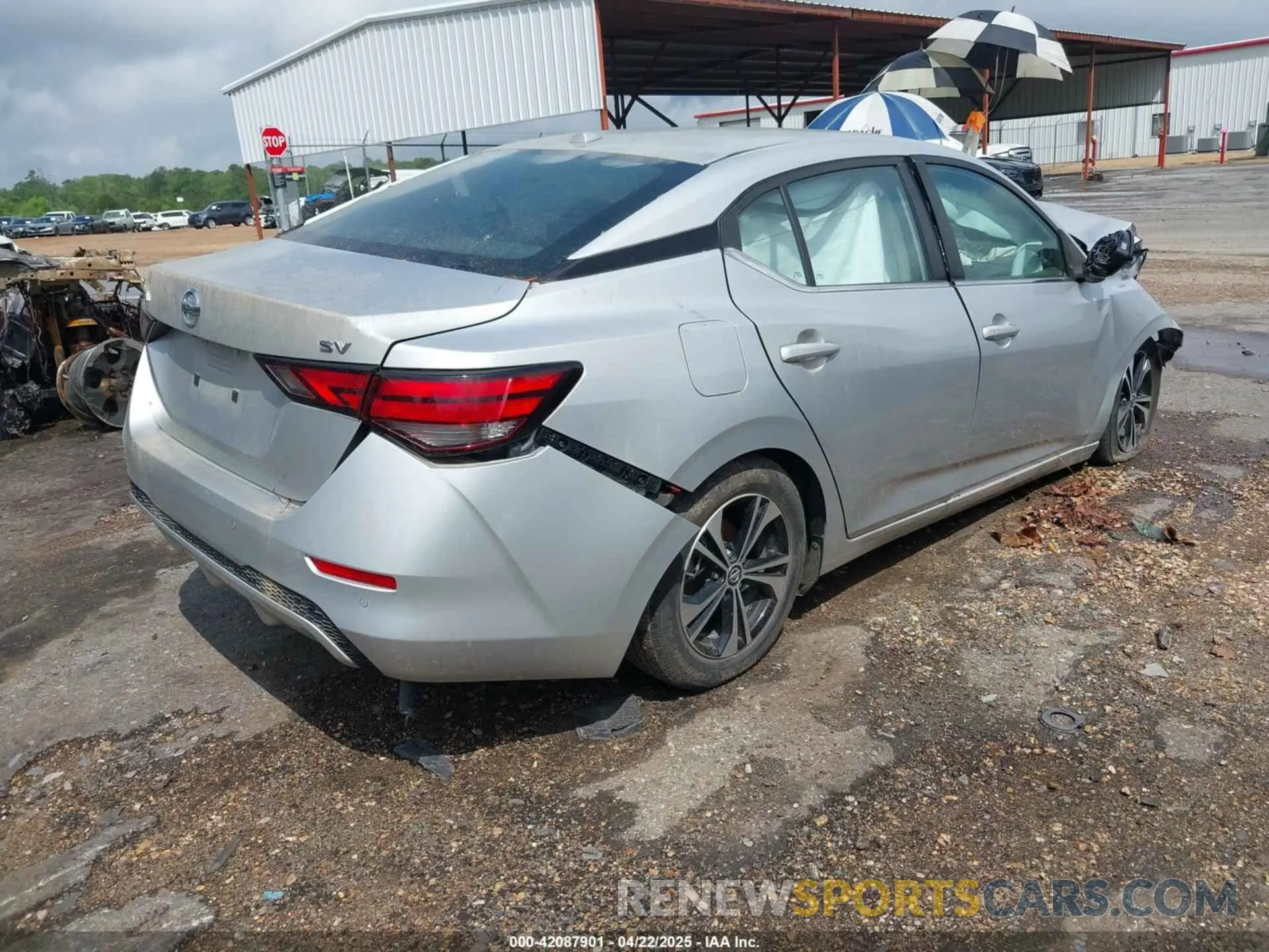 4 Photograph of a damaged car 3N1AB8CV0MY305551 NISSAN SENTRA 2021