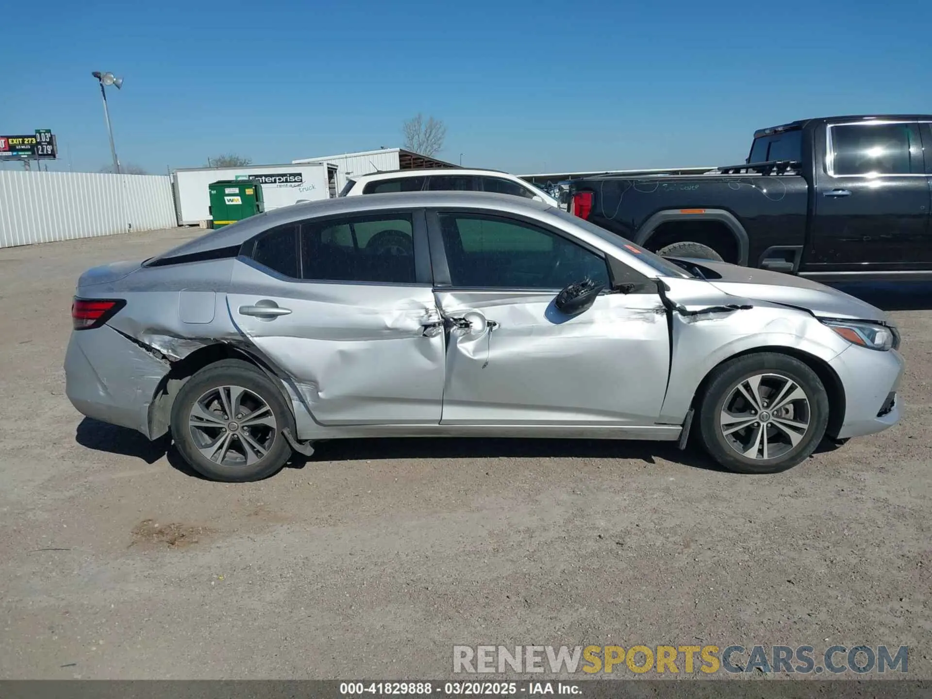 13 Photograph of a damaged car 3N1AB8CV0MY311558 NISSAN SENTRA 2021
