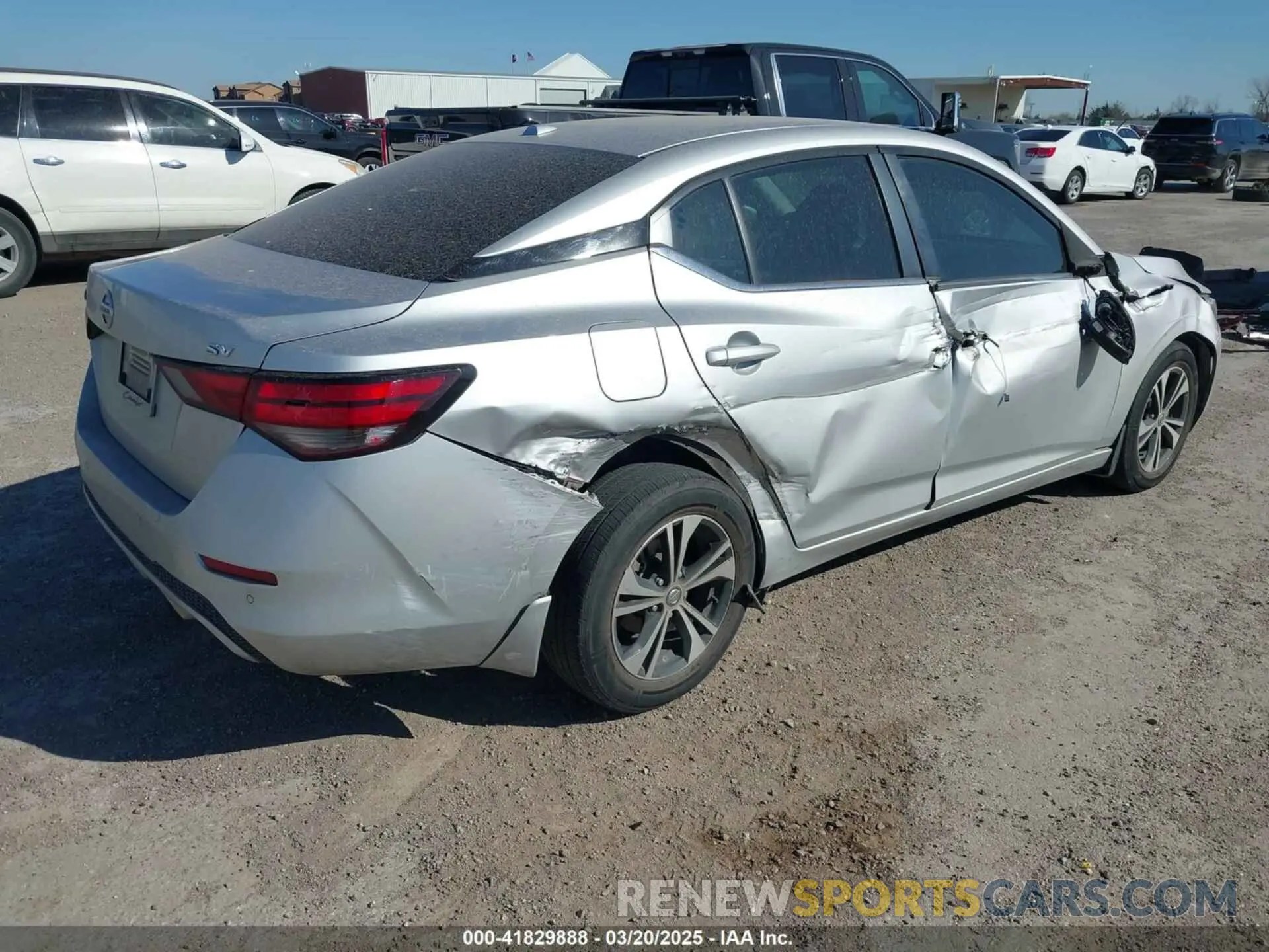 4 Photograph of a damaged car 3N1AB8CV0MY311558 NISSAN SENTRA 2021