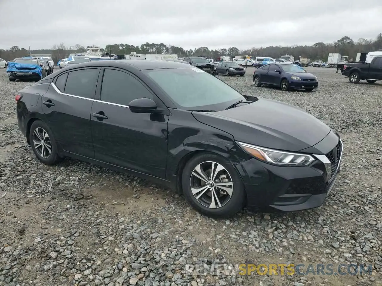 4 Photograph of a damaged car 3N1AB8CV0MY314203 NISSAN SENTRA 2021