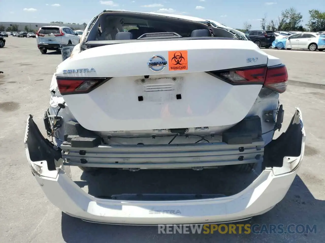 6 Photograph of a damaged car 3N1AB8CV0MY326013 NISSAN SENTRA 2021
