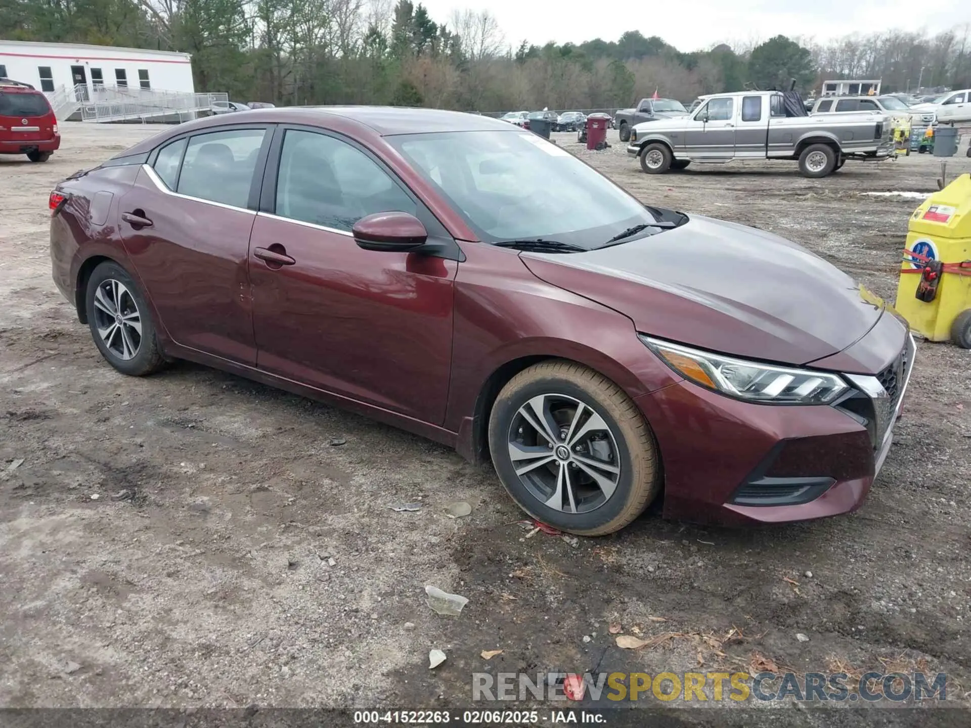 1 Photograph of a damaged car 3N1AB8CV1MY207063 NISSAN SENTRA 2021