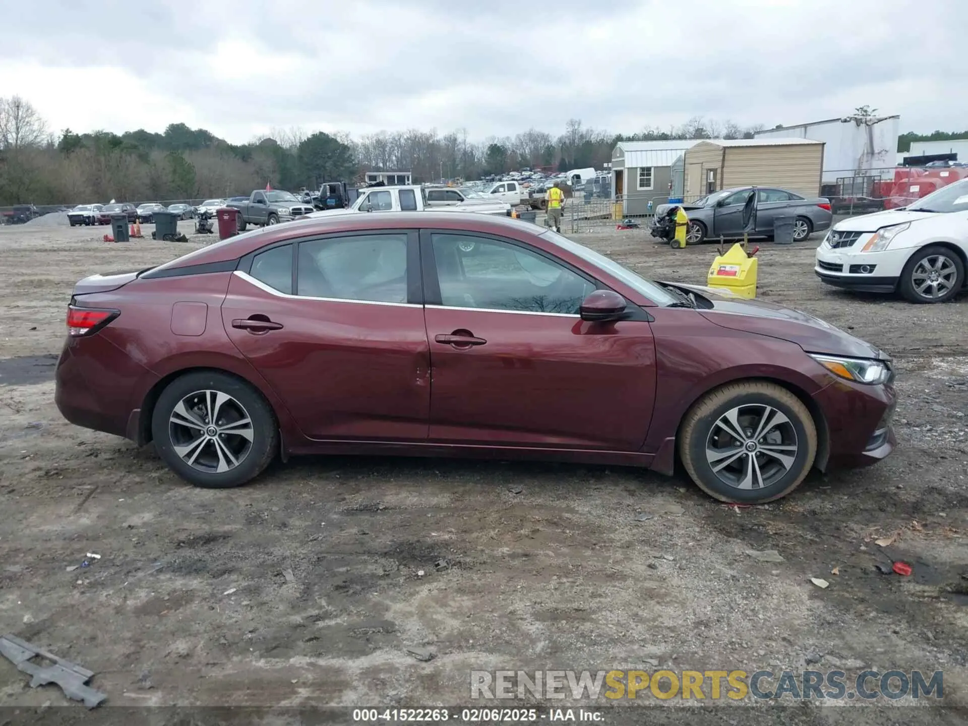 13 Photograph of a damaged car 3N1AB8CV1MY207063 NISSAN SENTRA 2021