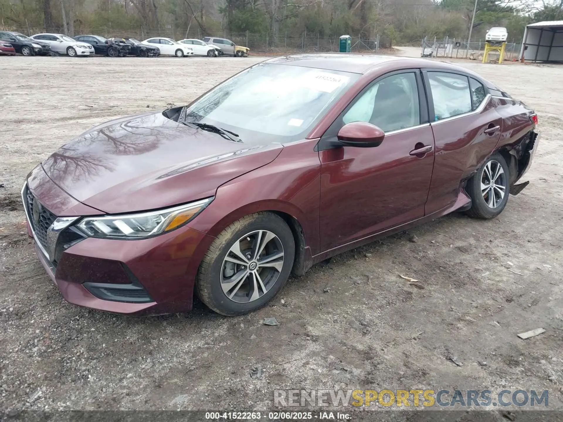 2 Photograph of a damaged car 3N1AB8CV1MY207063 NISSAN SENTRA 2021