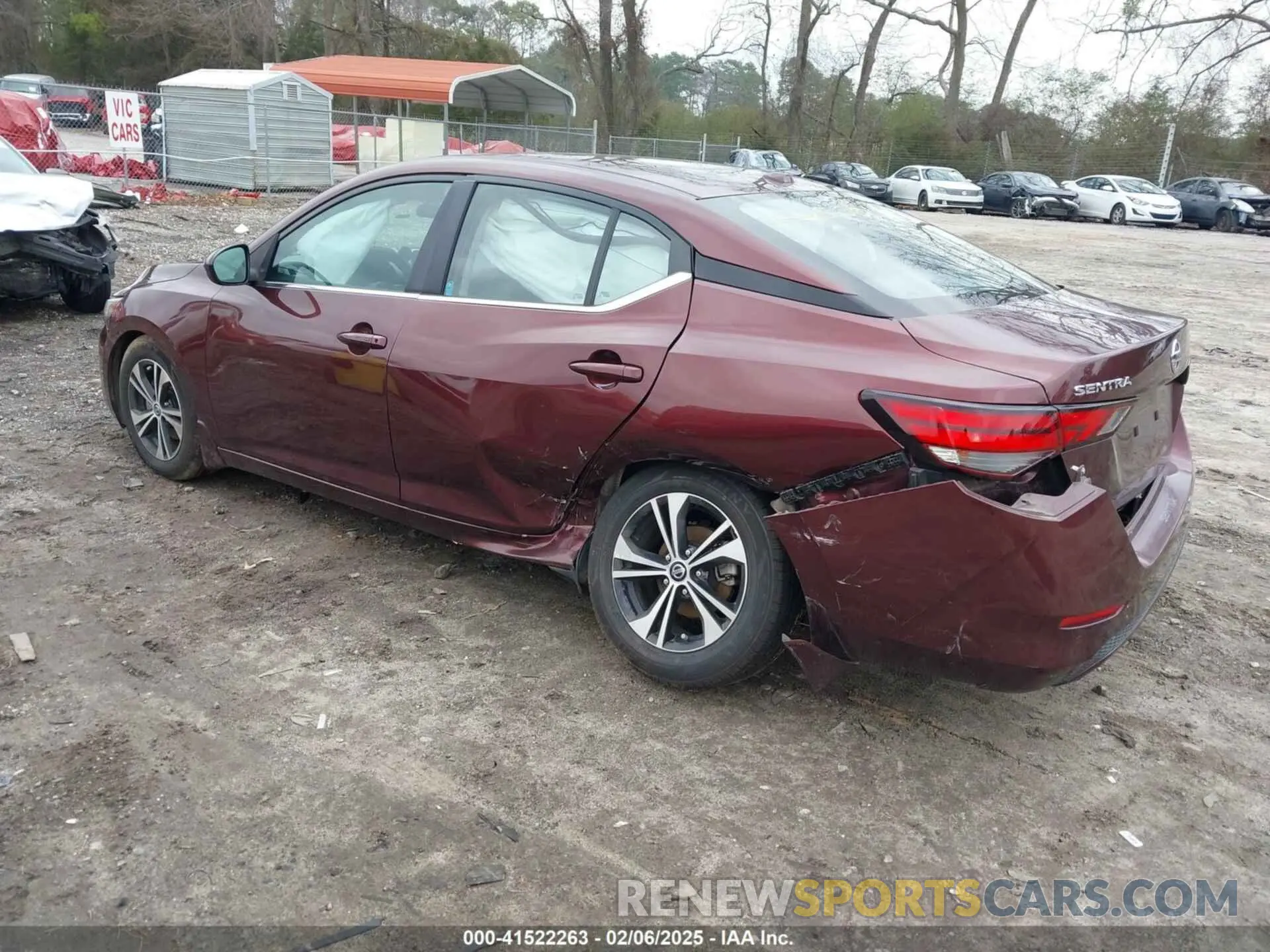 3 Photograph of a damaged car 3N1AB8CV1MY207063 NISSAN SENTRA 2021