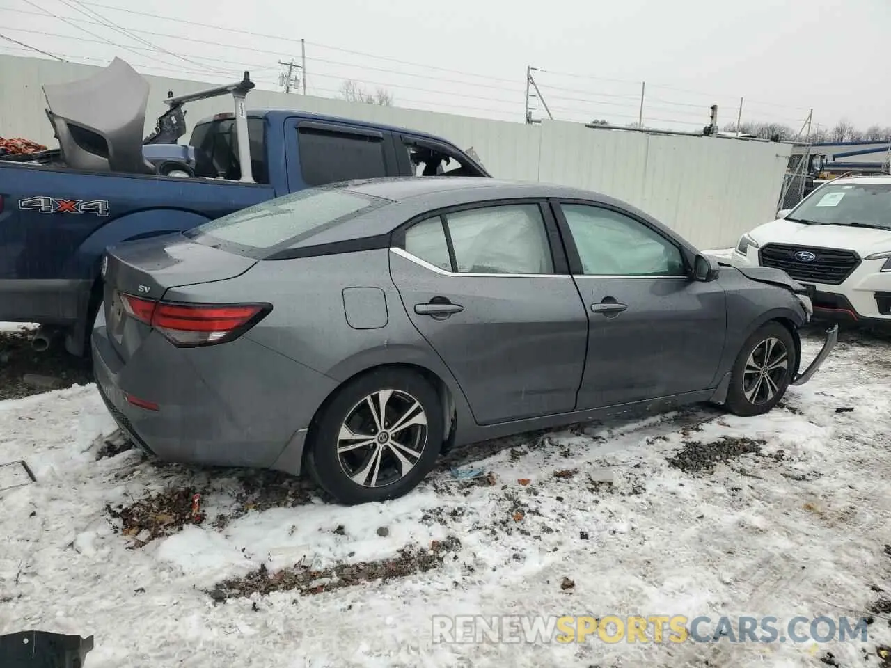 3 Photograph of a damaged car 3N1AB8CV1MY220475 NISSAN SENTRA 2021