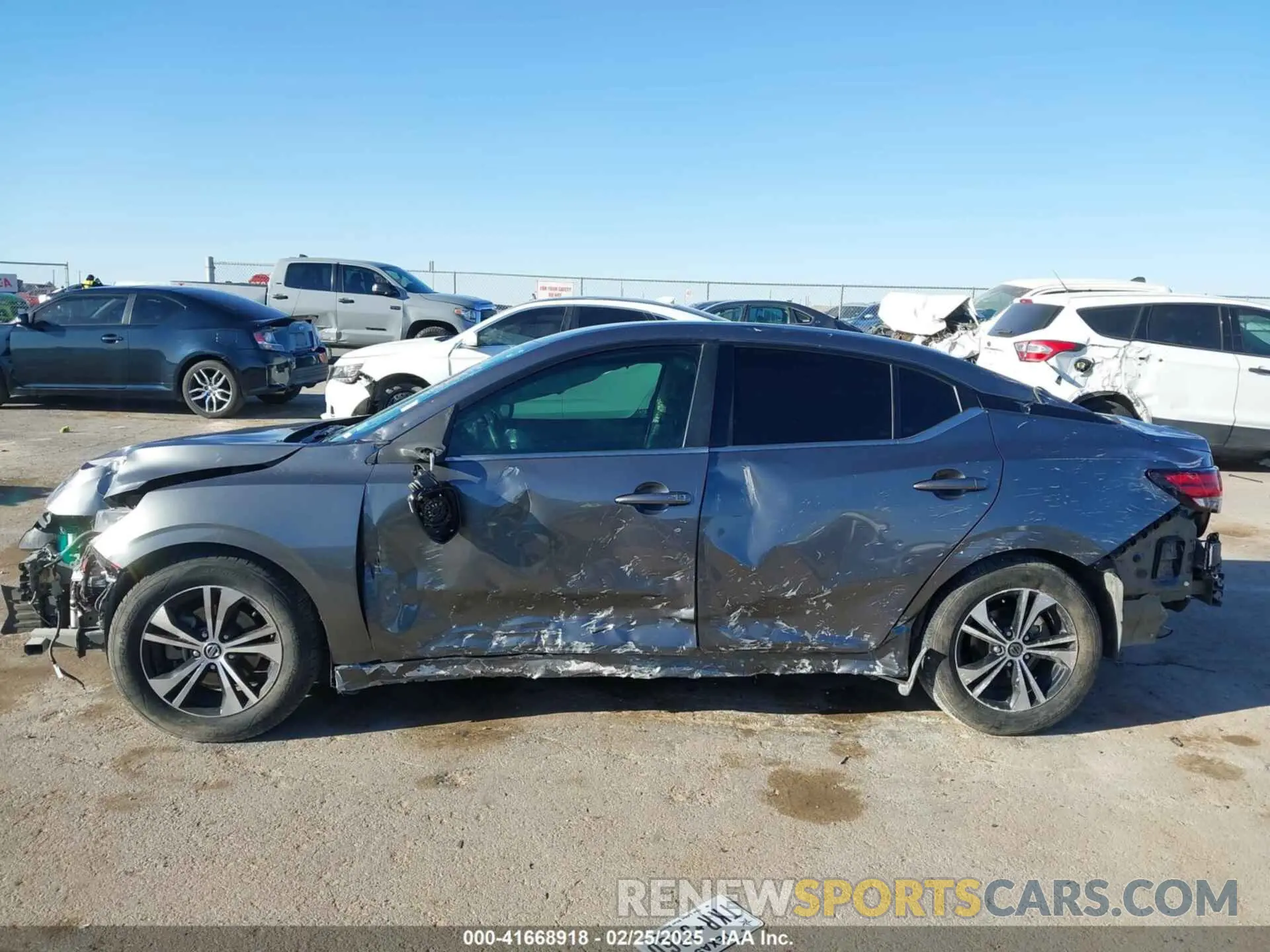 13 Photograph of a damaged car 3N1AB8CV1MY221464 NISSAN SENTRA 2021