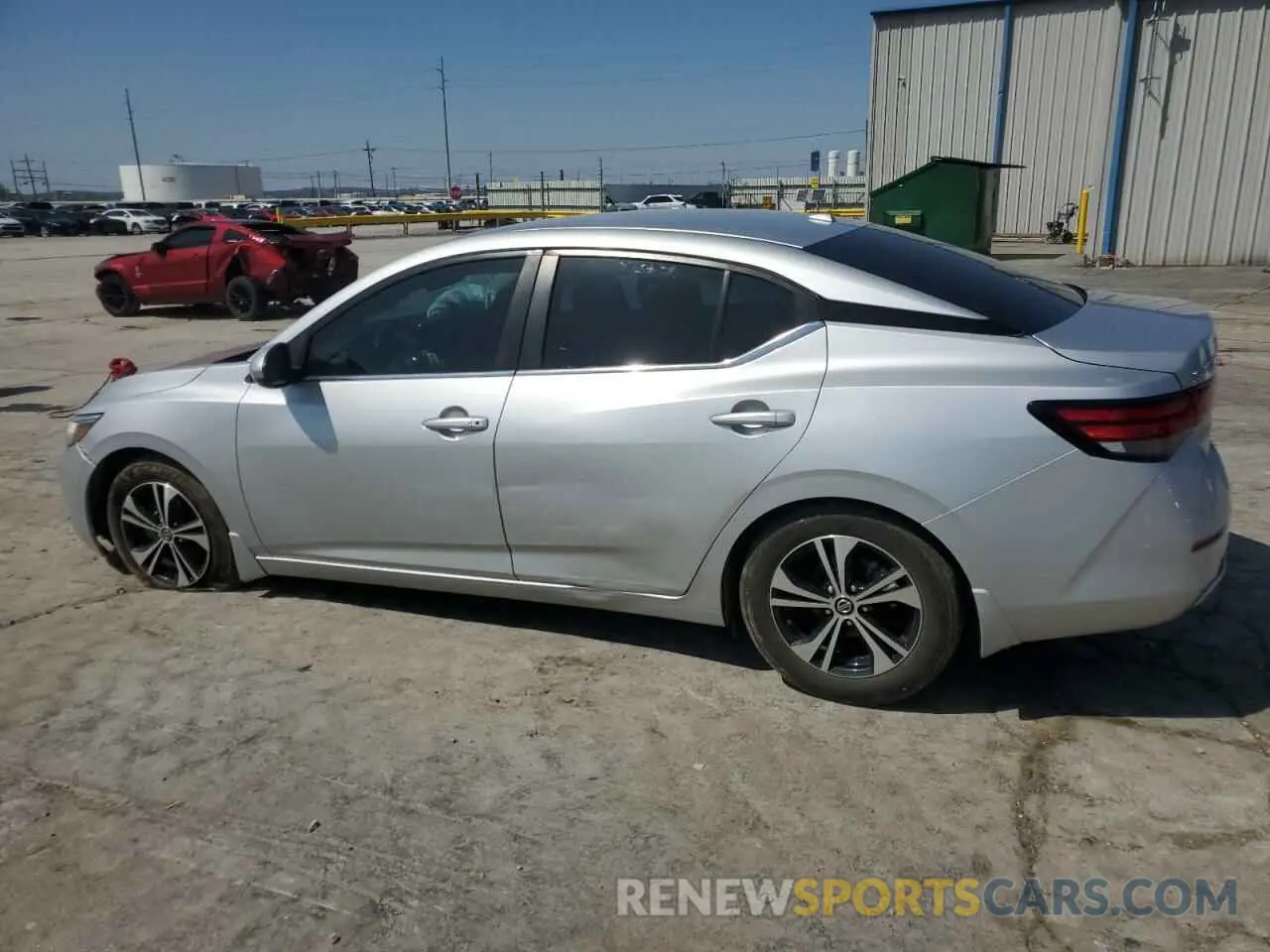 2 Photograph of a damaged car 3N1AB8CV1MY240418 NISSAN SENTRA 2021