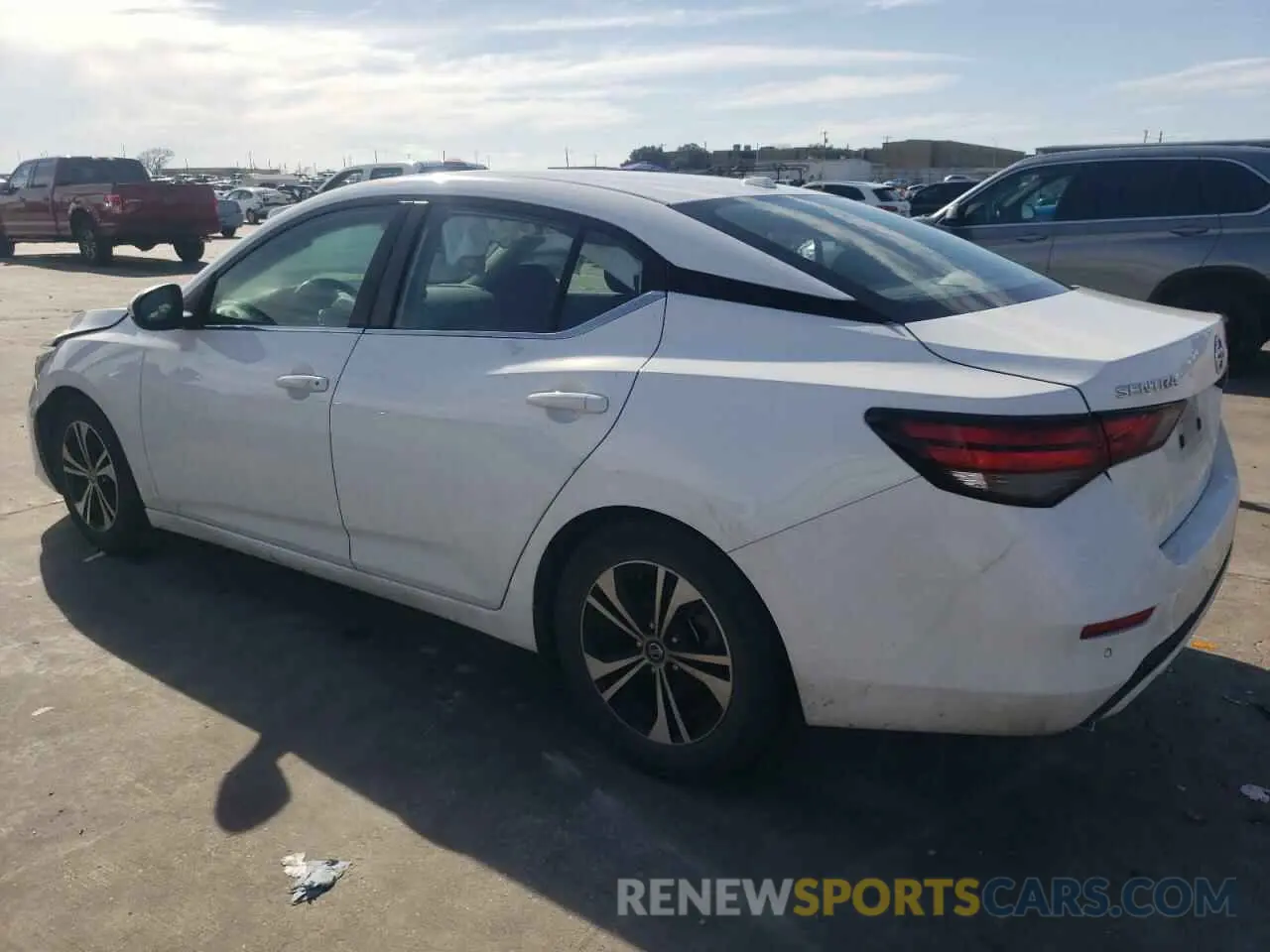 2 Photograph of a damaged car 3N1AB8CV1MY254092 NISSAN SENTRA 2021