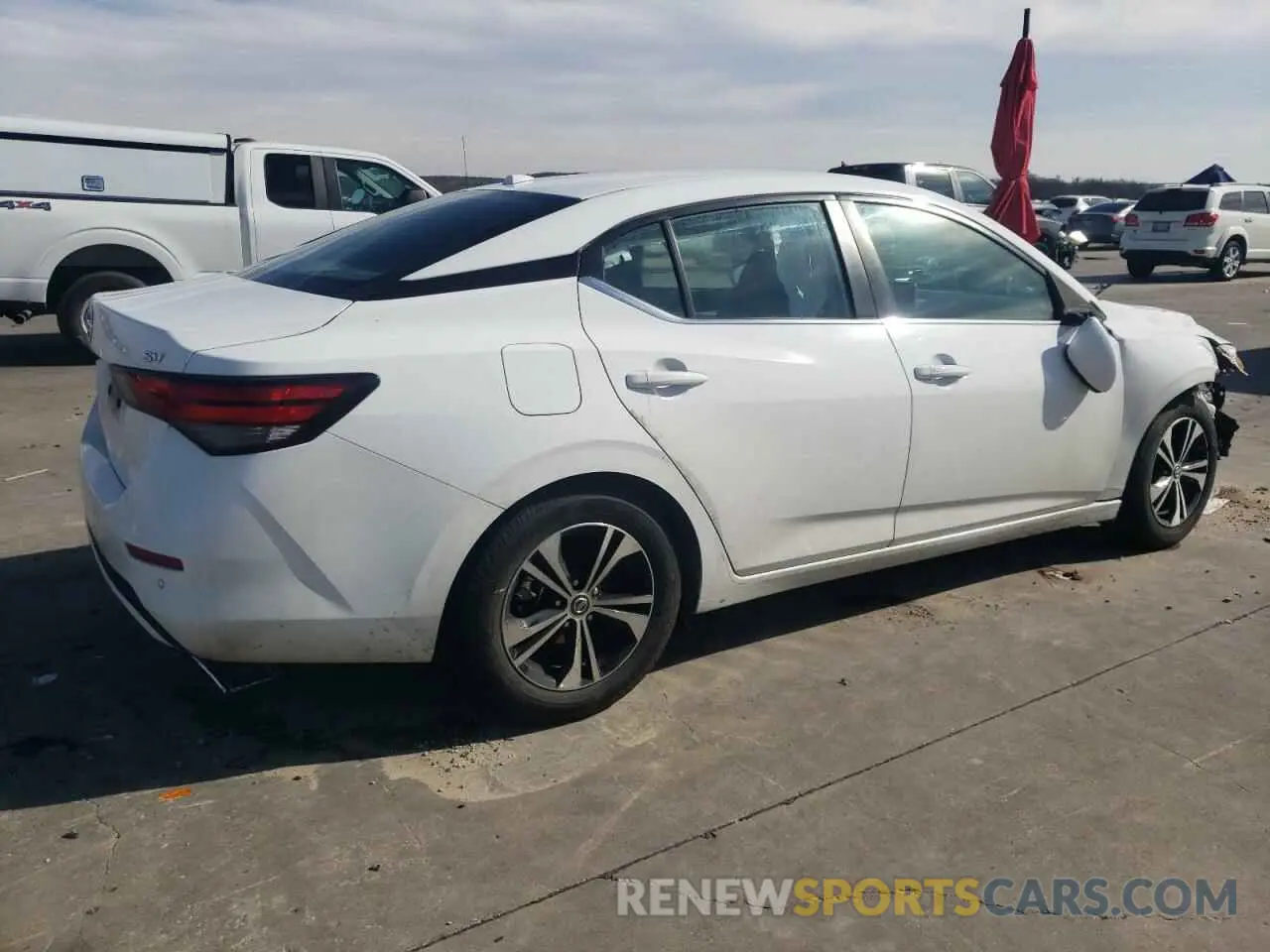 3 Photograph of a damaged car 3N1AB8CV1MY254092 NISSAN SENTRA 2021