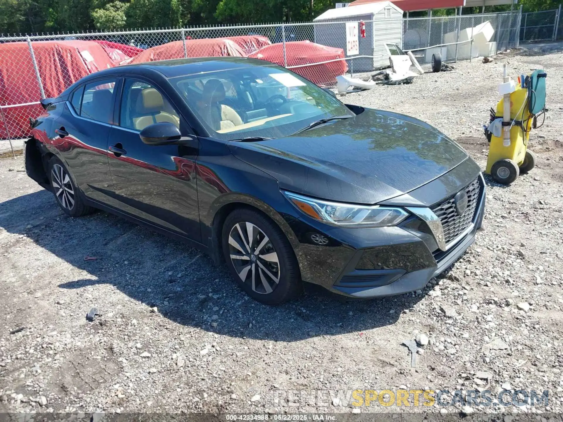1 Photograph of a damaged car 3N1AB8CV1MY293619 NISSAN SENTRA 2021