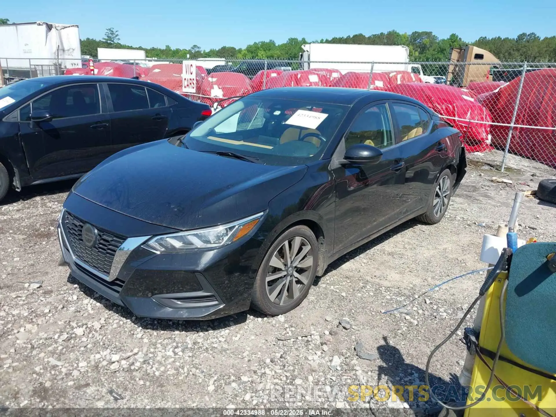 2 Photograph of a damaged car 3N1AB8CV1MY293619 NISSAN SENTRA 2021