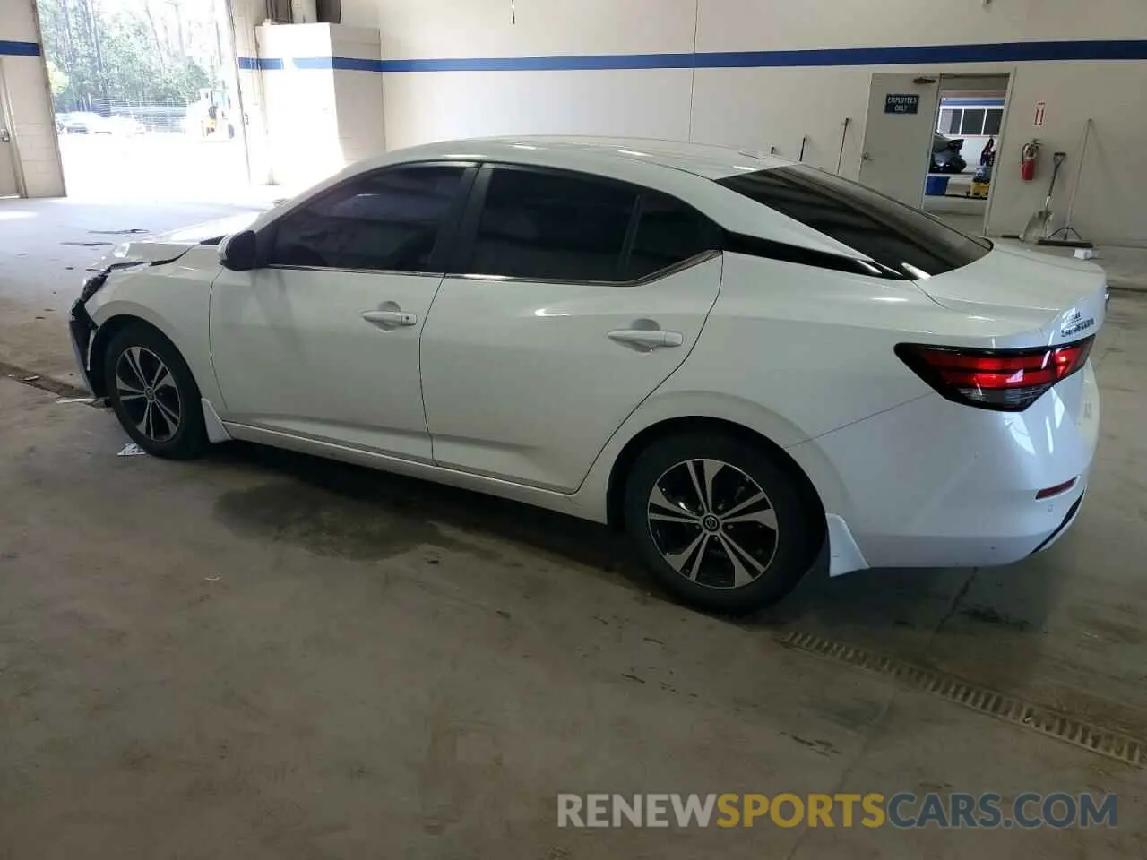 2 Photograph of a damaged car 3N1AB8CV1MY296374 NISSAN SENTRA 2021