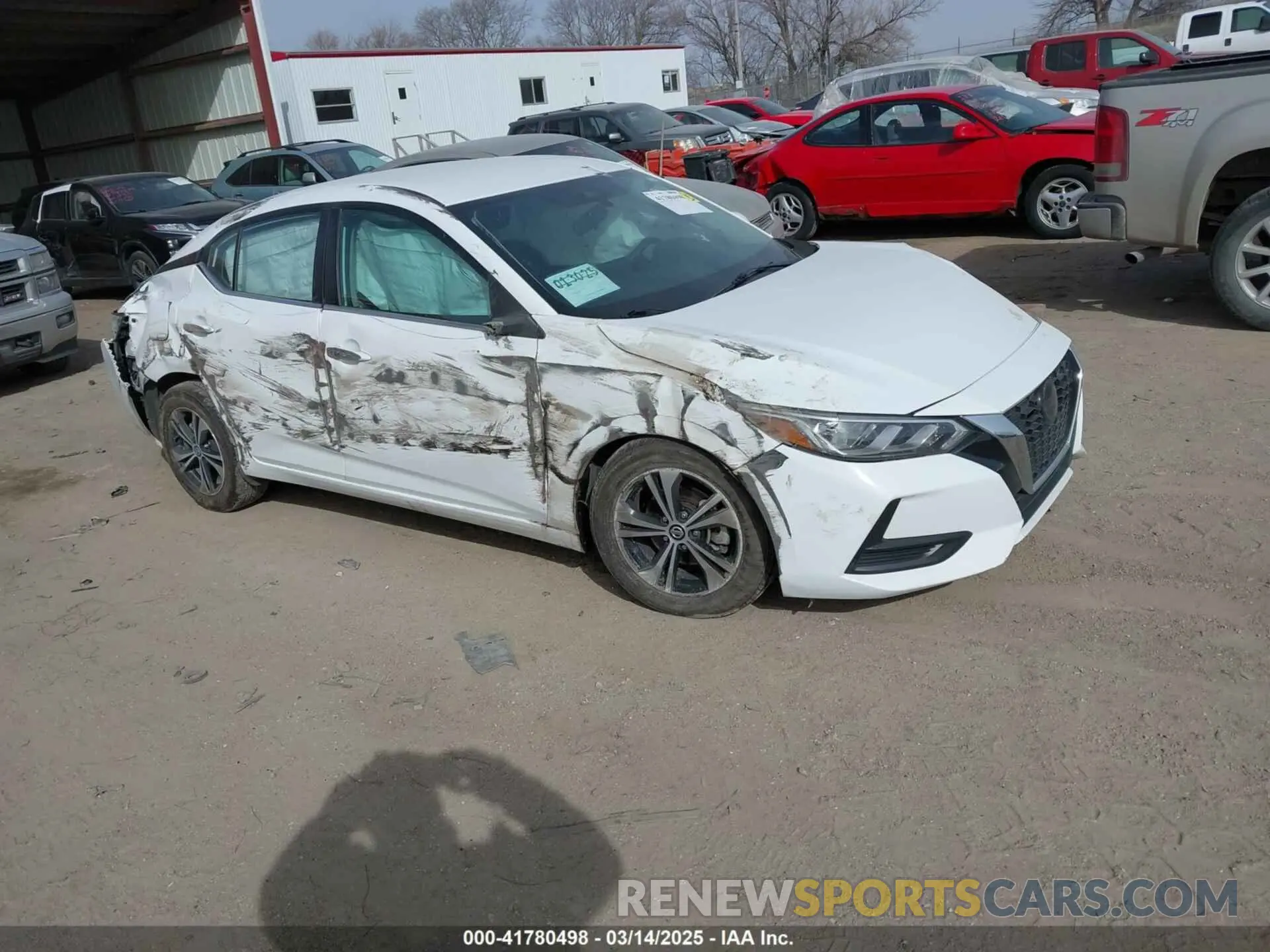 1 Photograph of a damaged car 3N1AB8CV1MY301024 NISSAN SENTRA 2021